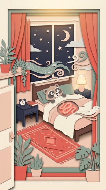 Paper Cut-out style sample